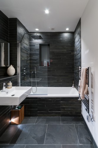 Plaster in LED downlights in bathroom