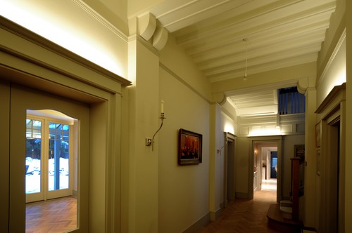 LED tape above door frames