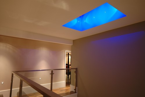 LED bubbles in skylight