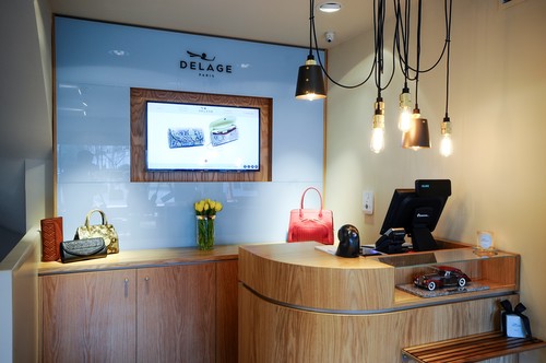 Carbon Filament Lamps over counter