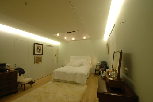 Scenes with strip and spotlights