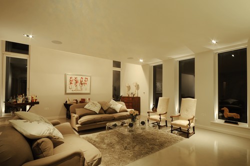 Trimless grid downlights
