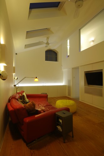 Plaster wall lights and LED tape