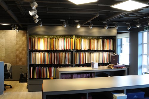 Accent lighting with heat sink track lights