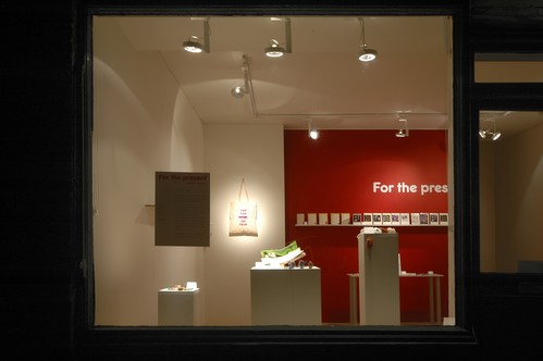 Giro track lighting in shop window