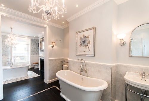 Trimless downlights and wall lights