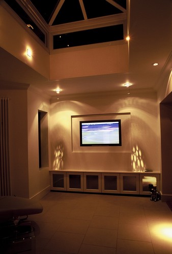 Star lighting in tv room