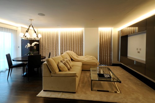 Living room scenes with LED Diva 2
