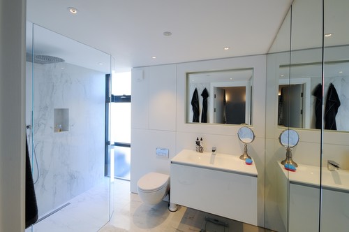Blaze IP rated downlights in bathroom