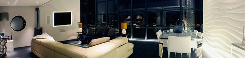 Downlights and recessed tape floor lighting