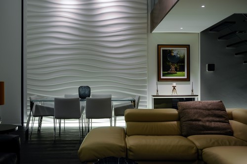 LED recessed tape and feature wall lighting