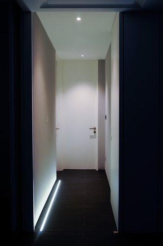 Recessed LED Strip and Blaze downlights
