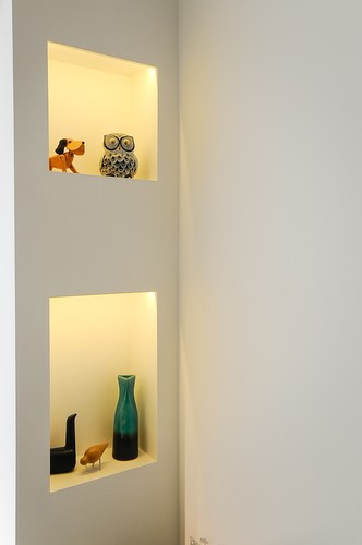LED tape lighting recessed cabinets 