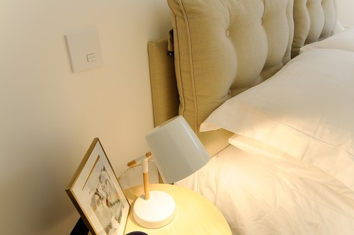 Lutron switch in bedroom