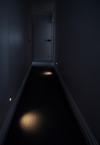 LED low level lights in hallway 