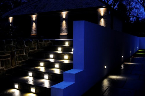 Recessed wall lights