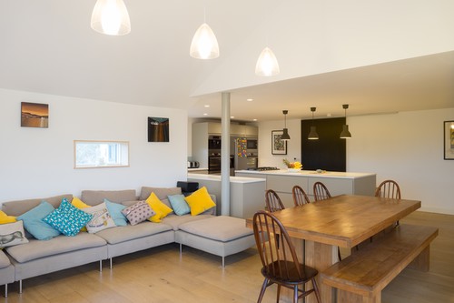 Funk pendants in living room
