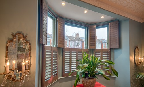 Living room window downlights