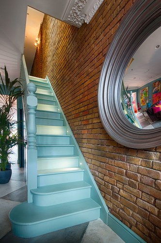 Low level lights on stairs