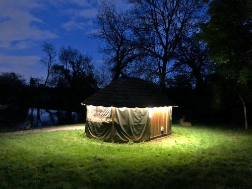 Hut in the garden