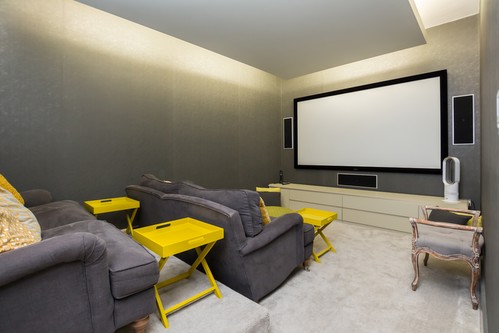Dropped ceiling with LED tape