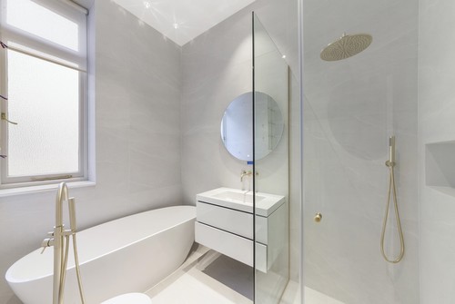 Bathroom with Crystal Icestar downlights