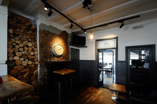 Bar seating area