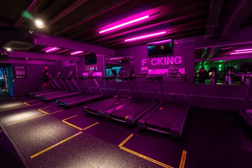 Stick Lights in Gym