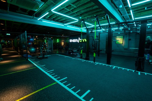 Stick lights in gym