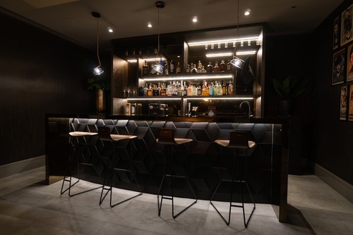 Strip light over bar