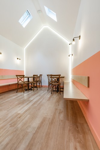 Recessed LED tape feature wall