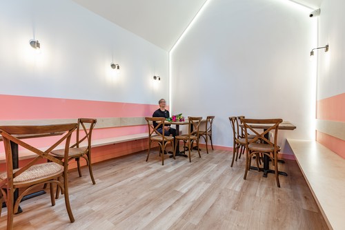 Recessed LED tape feature wall