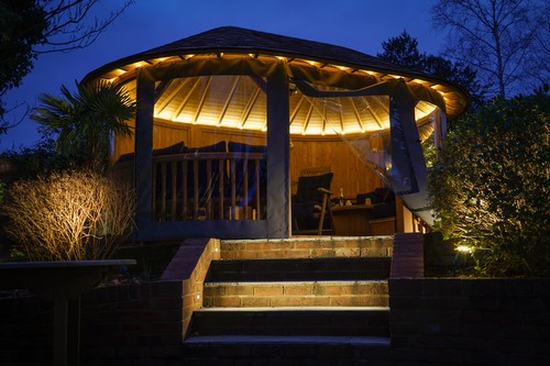 LED Tape around gazebo