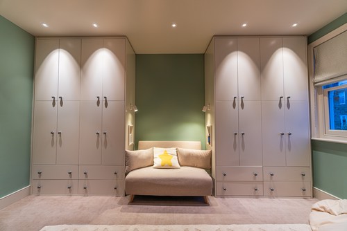 Kids Room with Downlight and Reading Lights
