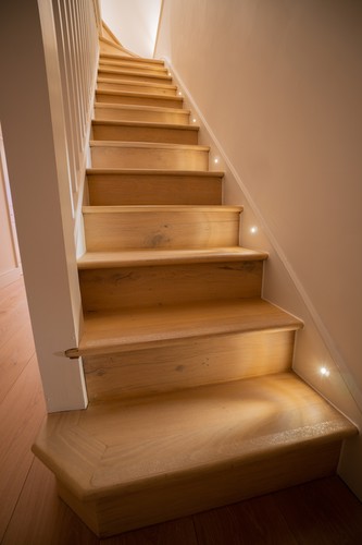 Low level lights on stairs