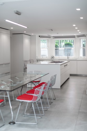 Trimless square downlights tasklighting