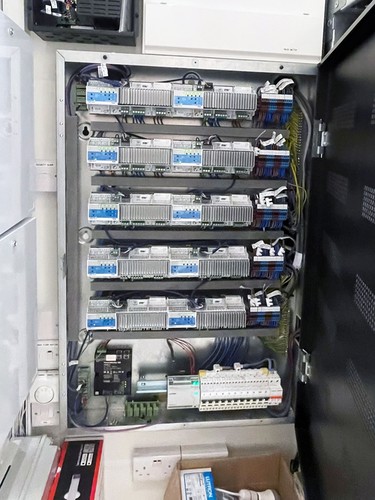Homeworks system in cupboard