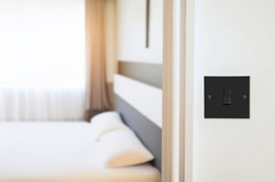 Fan Isolator Switch 1 gang Matt Black | Mr Resistor Lighting