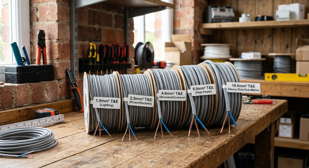 Twin and Earth Cable Range